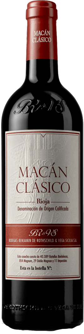 Bodegas Benjamin de Rothschild & Vega Sicilia Macàn Clàsico Rouges 2015 300cl