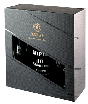 Sogevinus Coffret Kopke 10 ans a/verres Tawny Non millésime 75cl