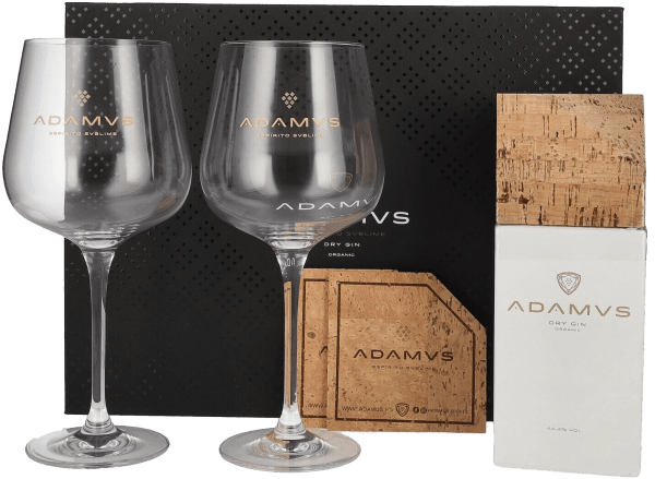  Adamus Coffret Adamus Dry Gin + 2 Glasses Non millésime 70cl