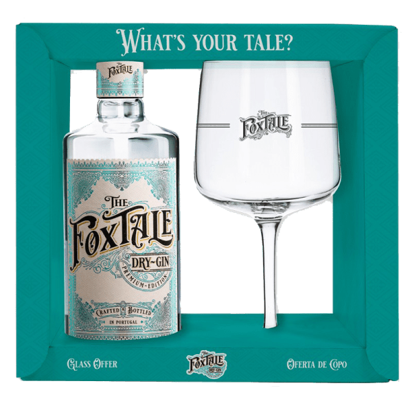  Liquid Company Pack The Foxtale - Dry Gin a/verre Non millésime 70cl